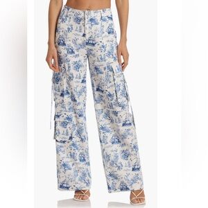 Avec Les Filles Cargo Wide Leg Pants | size Small